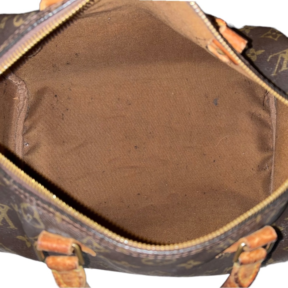 LOUIS VUITTON Speedy 30 VI1902 Authentic Vintage Bag Satchel Purse + LV Lock/Key - Picture 6 of 16